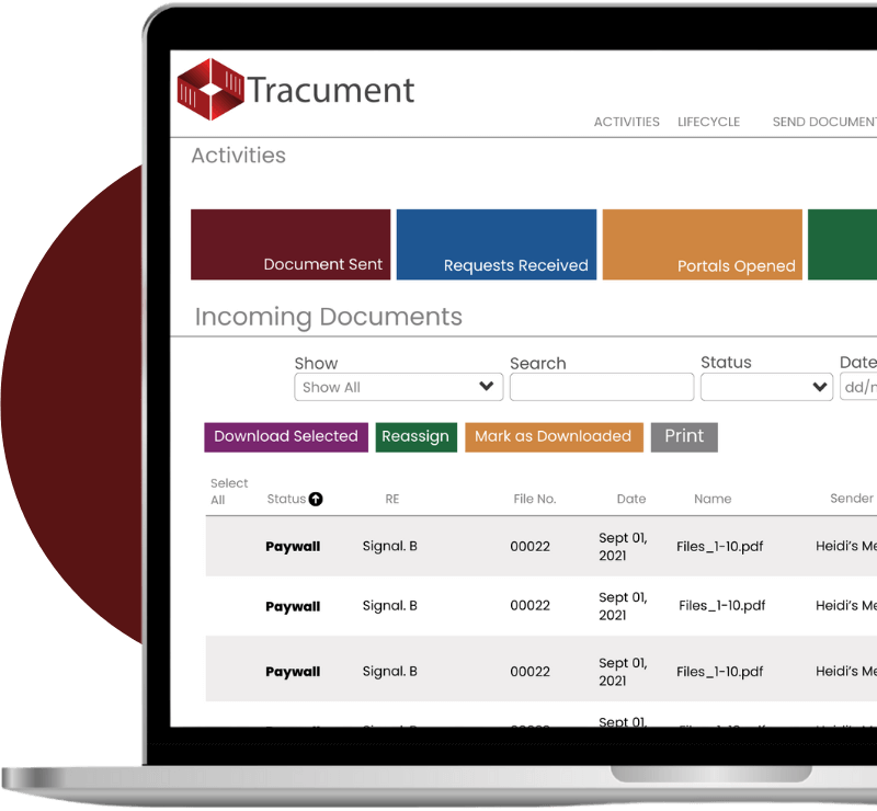 Laptop showing
        our application interface