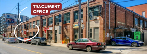 Exterior photo of Tracument's Toronto office